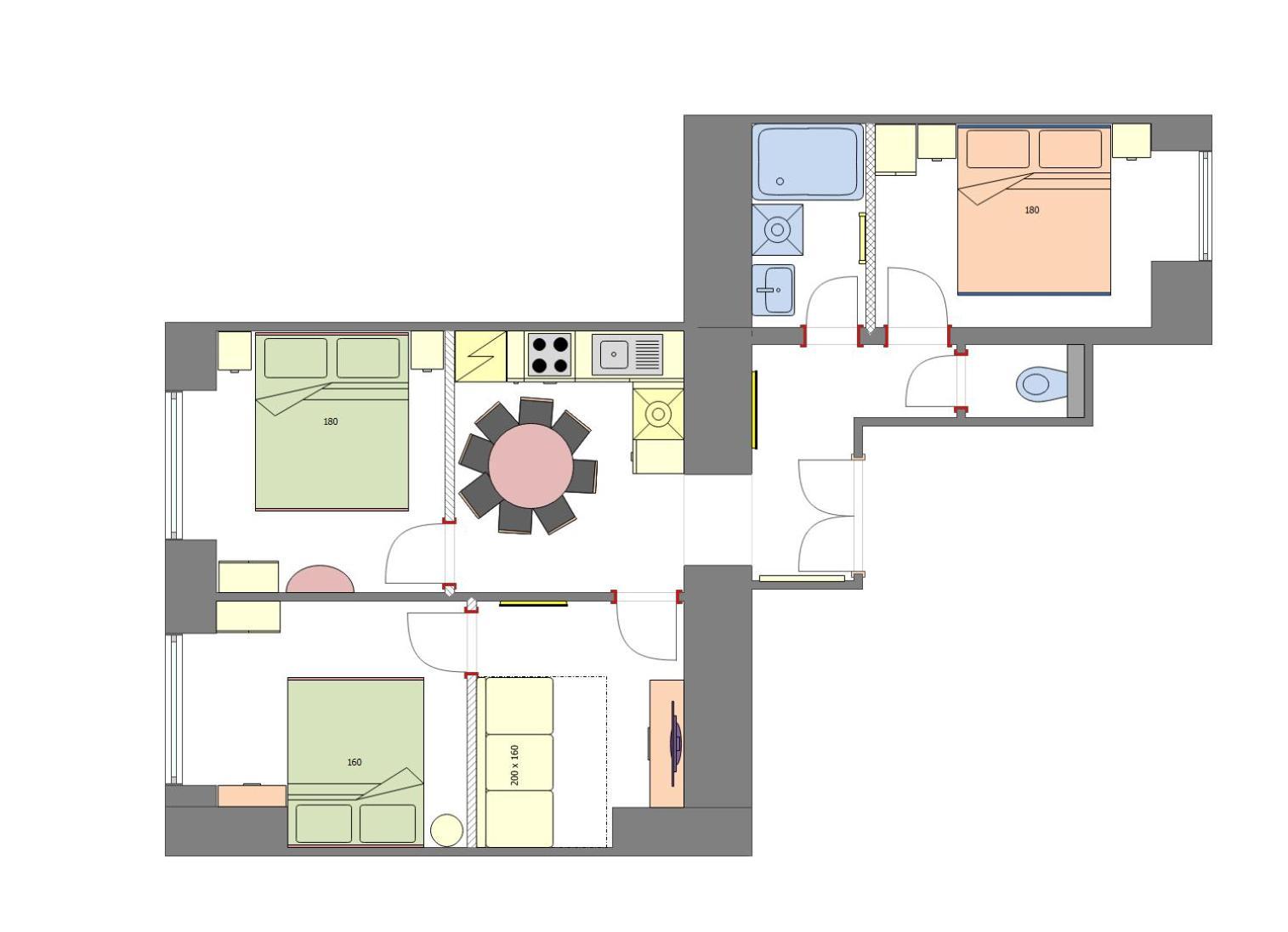 4bdr Old Town Flat By Church Of St Anne Praha